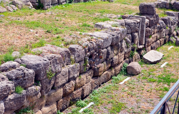 Reggio di Calabria - Ancient region- the Greek wall