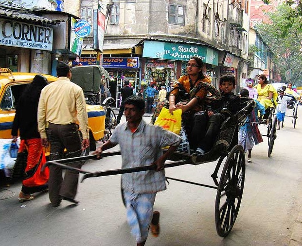 Calcutta - A beautiful city of India  - Rickshaw