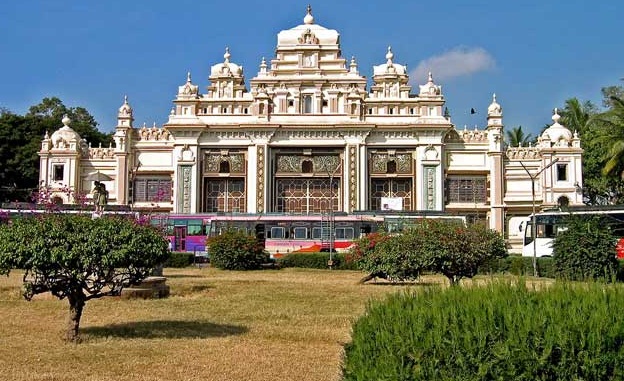 Mysore - A City of Palaces  - The  Dzhaganmohan Palace