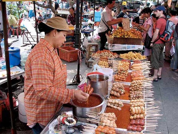 Bangkok -  Venice of the East  - Street food