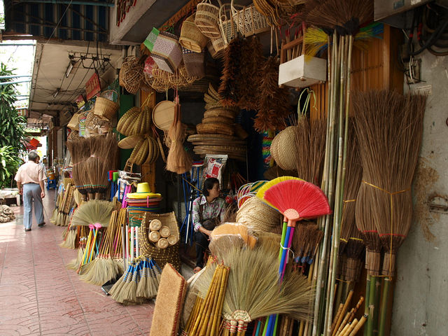 Bangkok -  Venice of the East  - Thai market