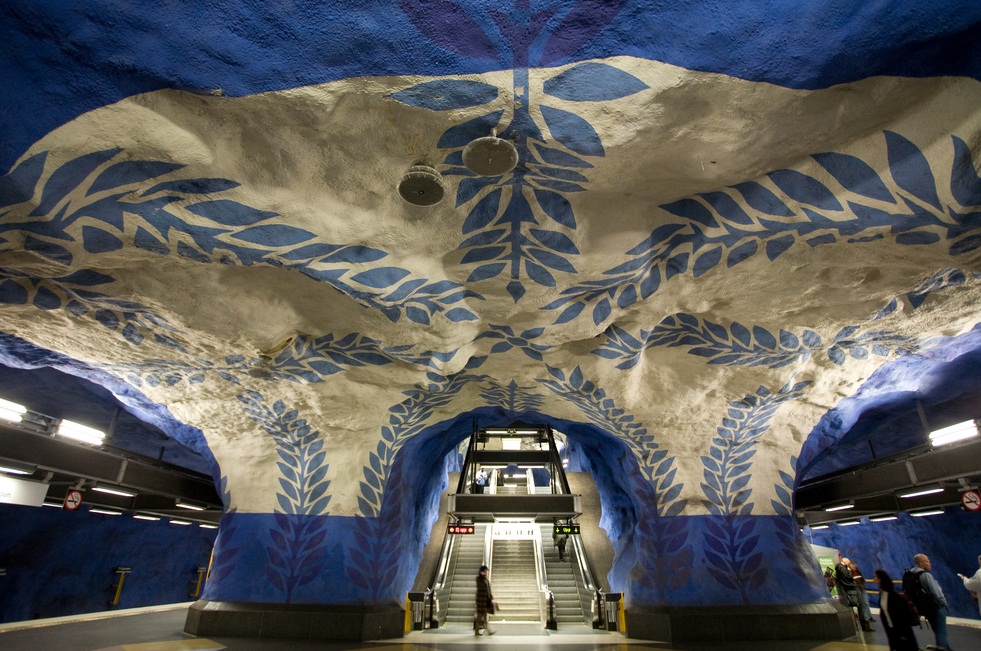 T-Centralen Station , Sweden, Stockholm - Underground masterpiece