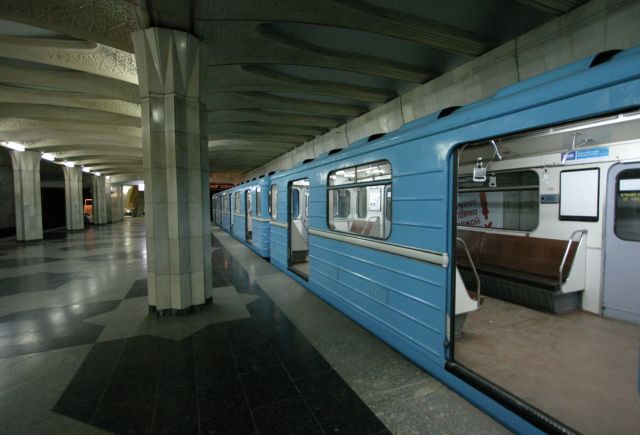 Alisher Navoi  Metro Station , Tashkent, Uzbekistan - The fastest means of transport