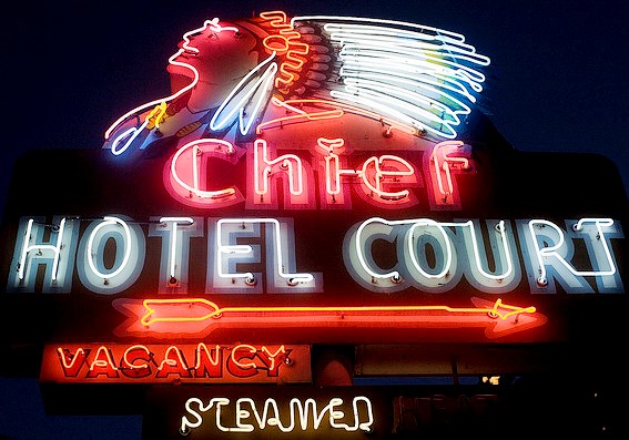 Fremont Street  Experience - Chief Hotel Court