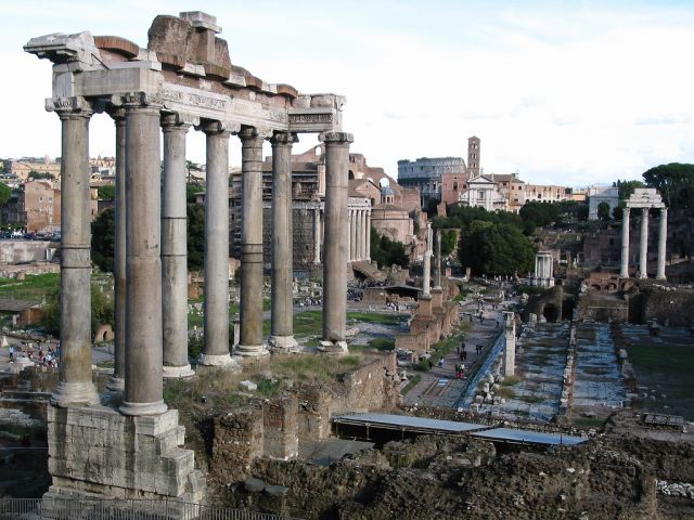 Roman Forum - The ancient ruins of the Roman Forum