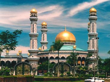 Jamie Asr Mosque in Brunei - General View of the mosque