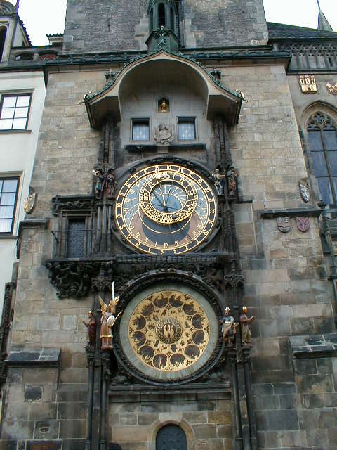 The City Hall and Prague Astronomical Clock - View of the Prague Astronomical Clock