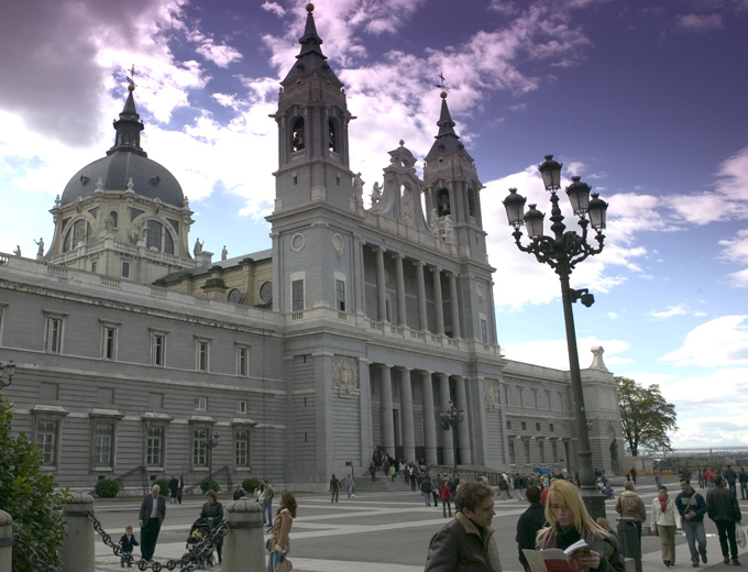 Almudena Cathedral - View of the Almudena Cathedral
