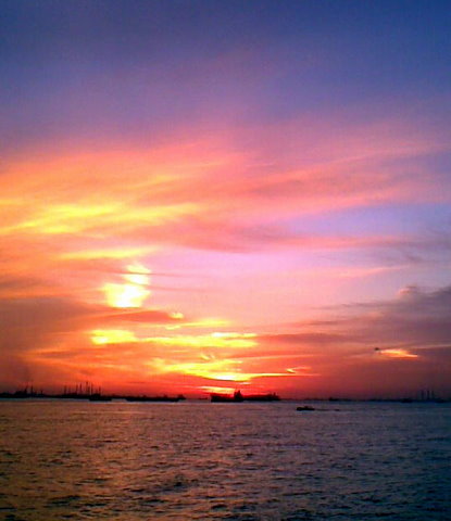 Sentosa Island - Beautiful sunset