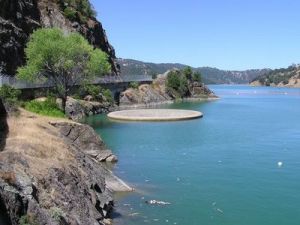 The Monticello Dam, Napa County, California, USA
