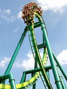 Cedar Point Amusement Park in Ohio, USA
