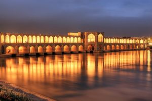 Khaju Bridge in Iran