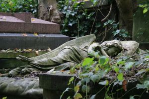 Highgate Cemetery in London, UK