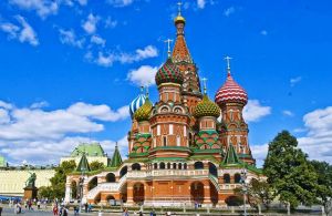 St. Basil’s Cathedral in Moscow, Russia