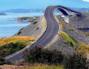 The Atlantic Road-spectacular road in Norway