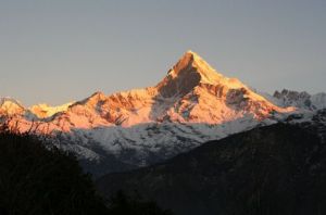 Machapuchare, Himalaya Mountains in Nepal