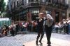 Dancing tango in San Telmo district