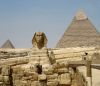 The pyramids and the sphinx
