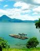 picture Great natural scenery Lake Atitlan in Guatemala