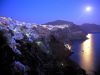 Moonrise over Santorini