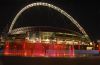 picture Night view Wembley Stadium in UK