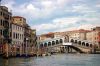 Rialto Bridge Grand Canal in Venice 