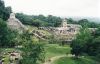 picture Aerial view Palenque in Mexico