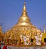 picture General view Shwedagon Pagoda in Burma