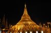 picture The temple at night Shwedagon Pagoda in Burma