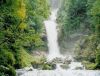 picture Panoramic setting Giessbach Falls in Switzerland
