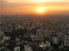 Beautiful sunset over Bangkok