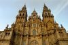 picture Facade Santiago de Compostela Cathedral in Spain