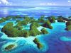 picture Aerial view Palau Islands