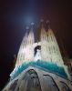 Sagrada Familia view by night