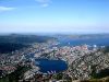 picture Aerial view of Bergen Norway