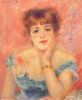 Portrait of Jeanne Samary by Renoir