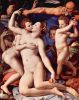 picture An Allegory with Venus and Cupid by Bronzino National Gallery of London