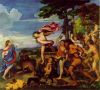 Bacchus and Ariadne by Vecellio Tiziano
