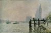 Tames below Westminster by Claude Monet