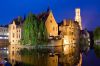 Bruges view by night