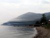 Wild shore of Lake Baikal