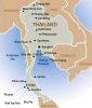 picture Map of Thailand Thailand