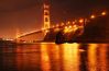 picture Night view Golden Gate Bridge