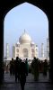 picture Taj Mahal view Agra in India