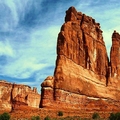 Image Arches National Park  - The best touristic attractions in Utah, USA