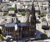 picture Aerial view of the cathedral Cologne Cathedral