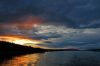 picture Beautiful sunset The Yenisei River