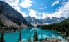 picture Boreal lake Alberta, Canada