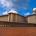 Istiqlal mosque in Jakarta, Indonesia