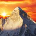 Mount Shivling, Himalaya Mountains in India